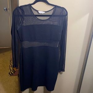 Black Mesh Dress